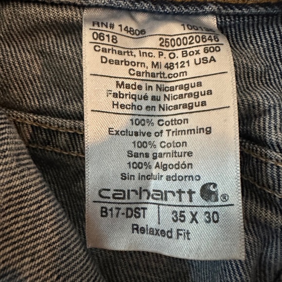 Carhartt Other - Cathay 35x30 jeans